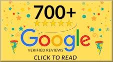 700 plus reviews on Google