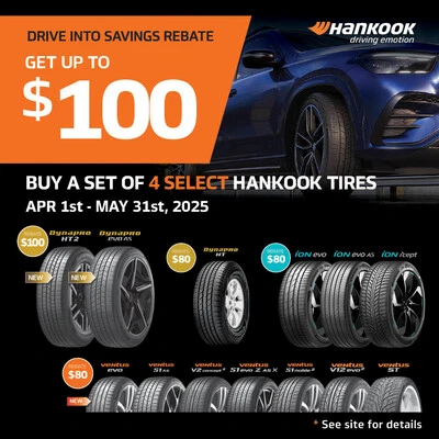 Hankook April 2025 Rebate
