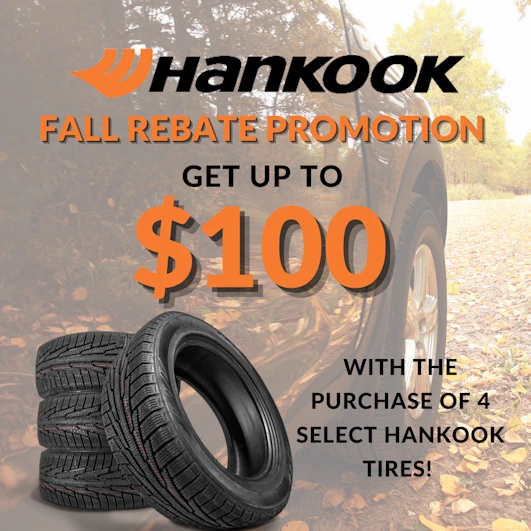 Hankook fall rebate promotion